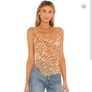 Camila Coelho Tati cowl cami X Revolve